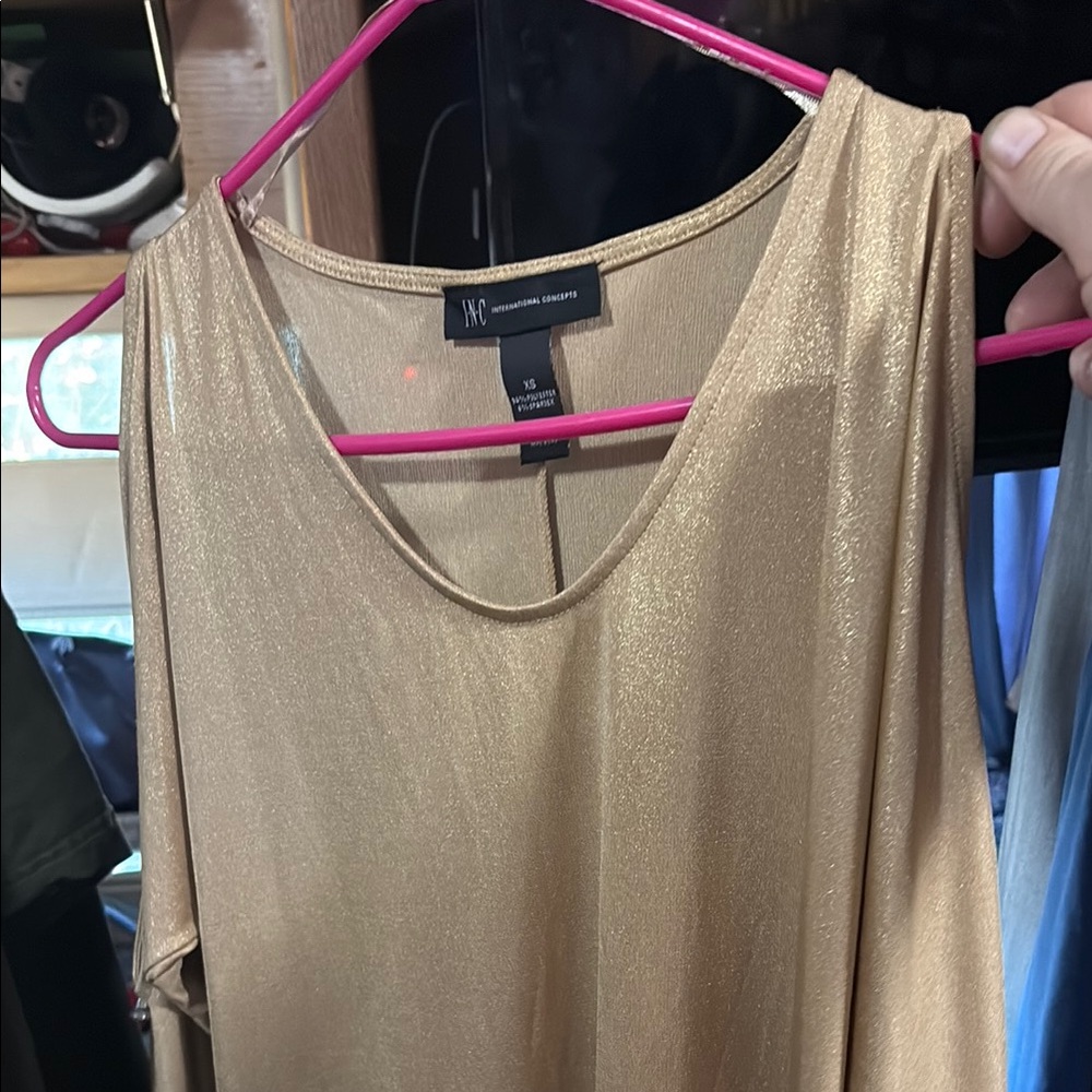 INC International Concepts Tan Tank Top Sleeveless Essential